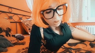 poor girl! that suppository is really naughty, but she is naughty too