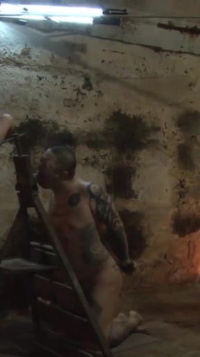 The rubber cock blown hard