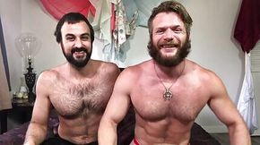Bearded Hunks Mason Lear & Brian Bonds Play During Quarantine