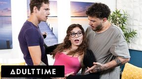 Cute Teen Leana Lovings Wants To Be Double-teamed By Her Bf & His Best Friend!