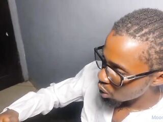 Small squirting vagina student fucks bbc teacher in office