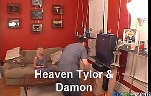 Big-Bottom Blonde Housegirl with Natural Big Boobs