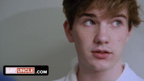 Twinks get monster daddy dicks in freeuse cum bath