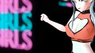 【MMD R-teenagers SEX DANCE】INTENSE SEX CUNT WITH MOUTH DOES CALI DANCEセックス[MMD R-18]