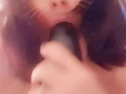 Sweet bunny with my fav dildo