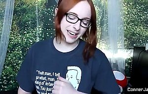 Nerdy redhead glasses 75945 720p