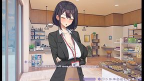Creampie Surprise for Curvy Boss's Assistant in Harem Hentai Game