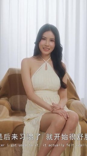 ModelMedia Asia - New Pornstar Wan Fei-The shy female clerk from the snack stand's debut   Clip 1