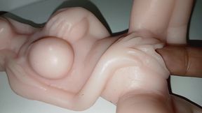 Mini Sex Doll Fucked by Big Fingers