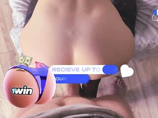 Fucked in the booty doggy style and cum in twat