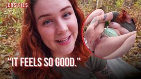 ”Ersties - Charming American Hottie Autumn Finds A Quiet Place To Masturbate Outdoors”