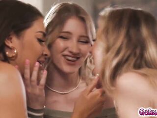 A promise to proceed their friendship whilst having a hawt 3some sex