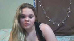 Big Titted Girl Plays with Herself