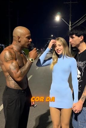 Amateur with big tits shows off her round ass