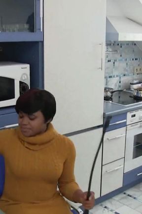 Ebony ordered spaghetti