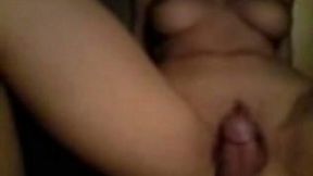 Filming my Serbian busty hot girlfriend jumping on me