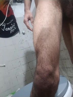Handjob in the Bathroom