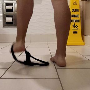 Horny at work sissy ass squirt