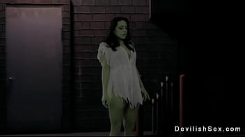 She Hulk licking big boobs lesbian