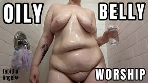 Oily Belly Worship MP4