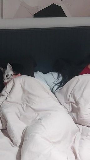 Sexy Hot Stepmom, Only Fans in Slow Motion, in Bed