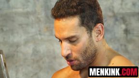 Ricky Decker slides his big fat cock deep inside Vin Roxx tight hole