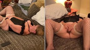 Granny Carmen Angel: Dildo &amp_ Missionary Fucked To Orgasm