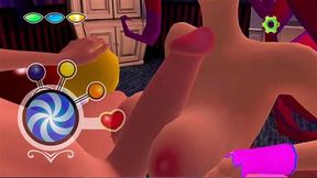 3DGSPOT Hot Animated Fuck During Sex Game With A Big Titties Cutie! 3D CARTOON PORN!