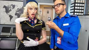 ”Sexy Transsexual Sex Scene At The Airport With Izzy Wilde”