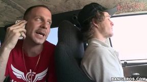 BANGBROS - Cute Tourist Janessa Price Fucked On The Bang Bus!