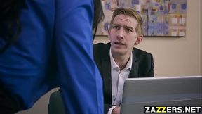 Simone Garza slurping on Danny Ds huge cock