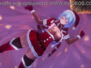 CG Anime Iwara - Having sex with Aqua sama in Love Hotel (Unity)