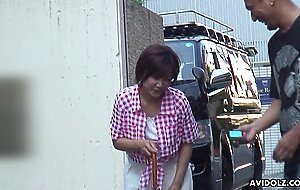 Japanese Meguru Kosaka excited to orgasm with a sex toy uncensored.