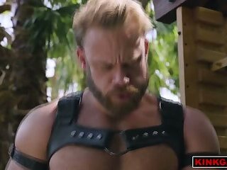 Drew Ryan Bound Gods Debut Brogan Dominates and Fucks Him Hard