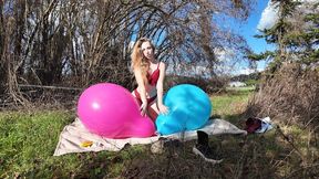 Looner - 053 - Outdoor Cattex32 LongNeck Masturbation