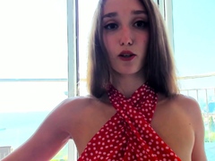 Brunette babe chelsea french solo masturbation