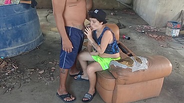 So no cu da sapatão no terraço