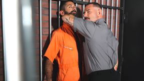 Edging in Jail with Max Sexystache &amp; Enrique Yohel for ManUpFilms