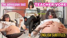 Cleo Domina -The admission test - Teacher Vore - ENG SUB