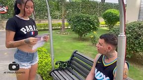 I assist a Colombian girl with her bike &mdash;  then take her hard and cum in her ass&#x1F351;  h l