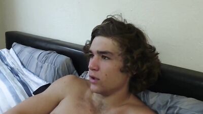 Landon Matthews dominates and creams a cute twink's ass with his big cock