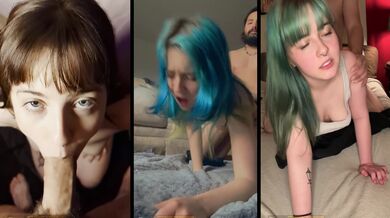 Icygic THREESOME LESBIAN Compilation!!!