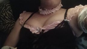 Black and pink. Panties are so fun to play in