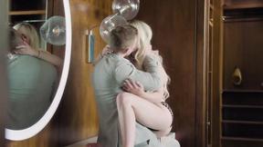 ”VIXEN Mesmerizing Blonde Lilly Bell loves helping her boss any way she can”