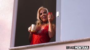 milf safada deu cha de buceta pra dois dotados