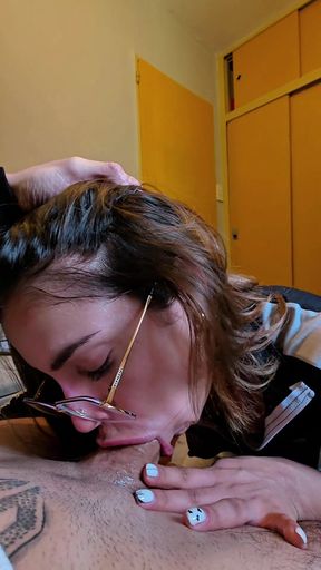 I Caught Him Masturbating and Helped Him Ejaculate.