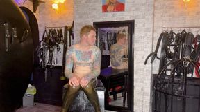 human asstray spit bucket