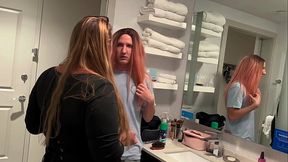 Guy Caught Wearing Roommate'_s Wig