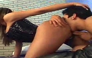 Latex ts slut in ass screwing