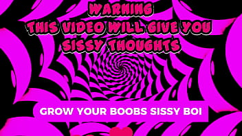 Grow your boobs sissy boi and look pretty